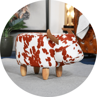 Quality_Cow_Foot_Stool_Home_Accessory