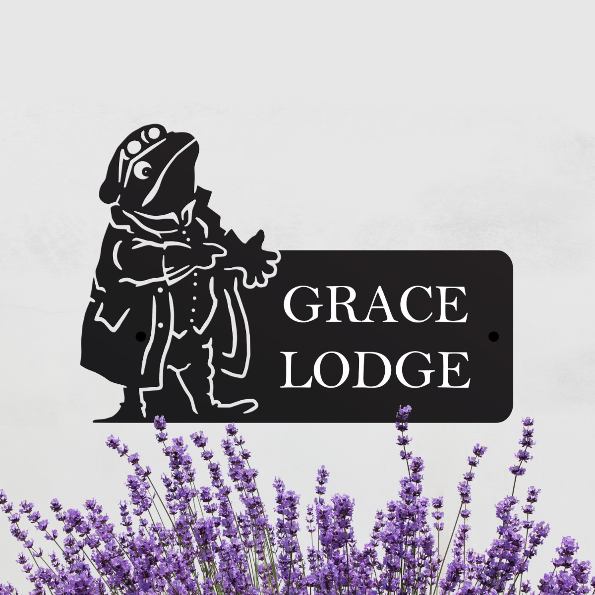 Steel_Mr._Toad_House_Sign_in_a_Lavendar_Setting