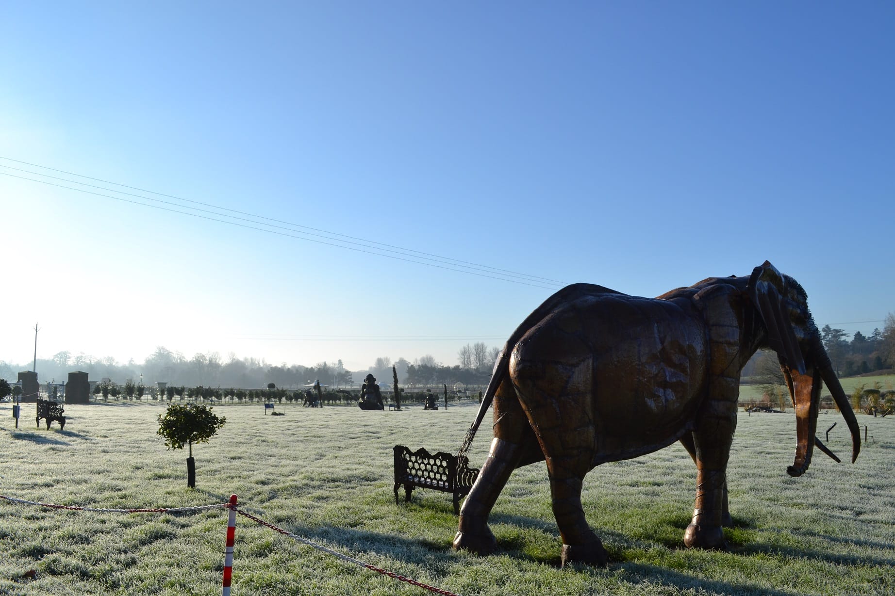 Frost at The British Ironwork Centre