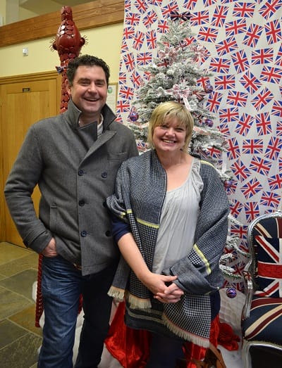 Darren and Shan Mayor of the Cross keys Llanfyllin
