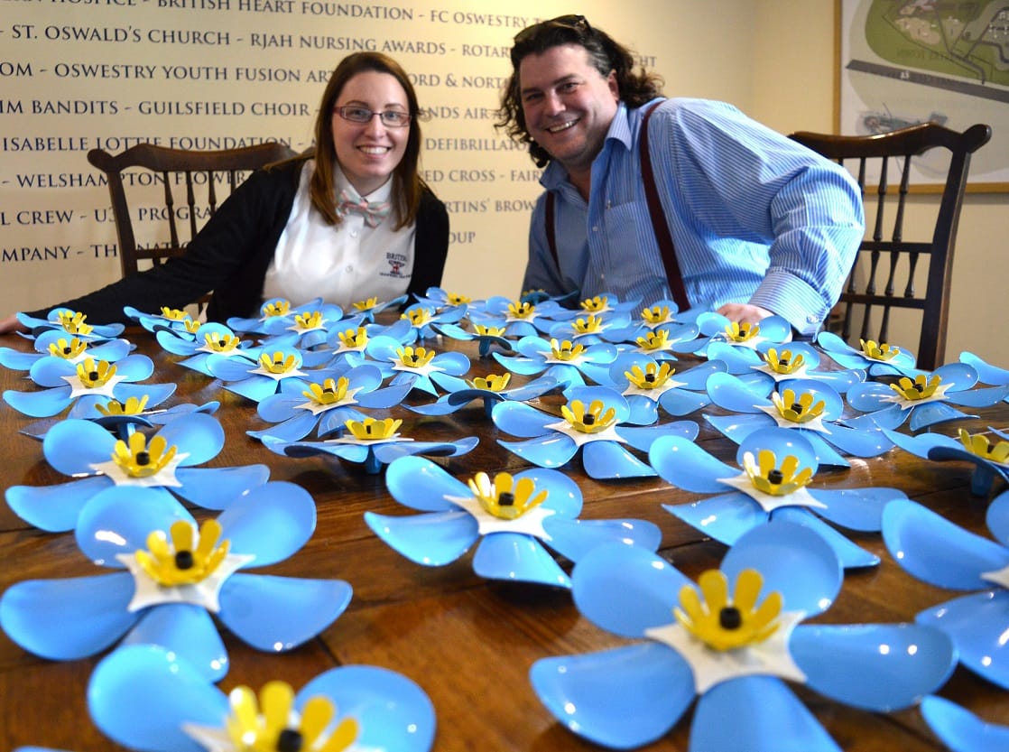 First 50 forget me nots for Severn Hospice