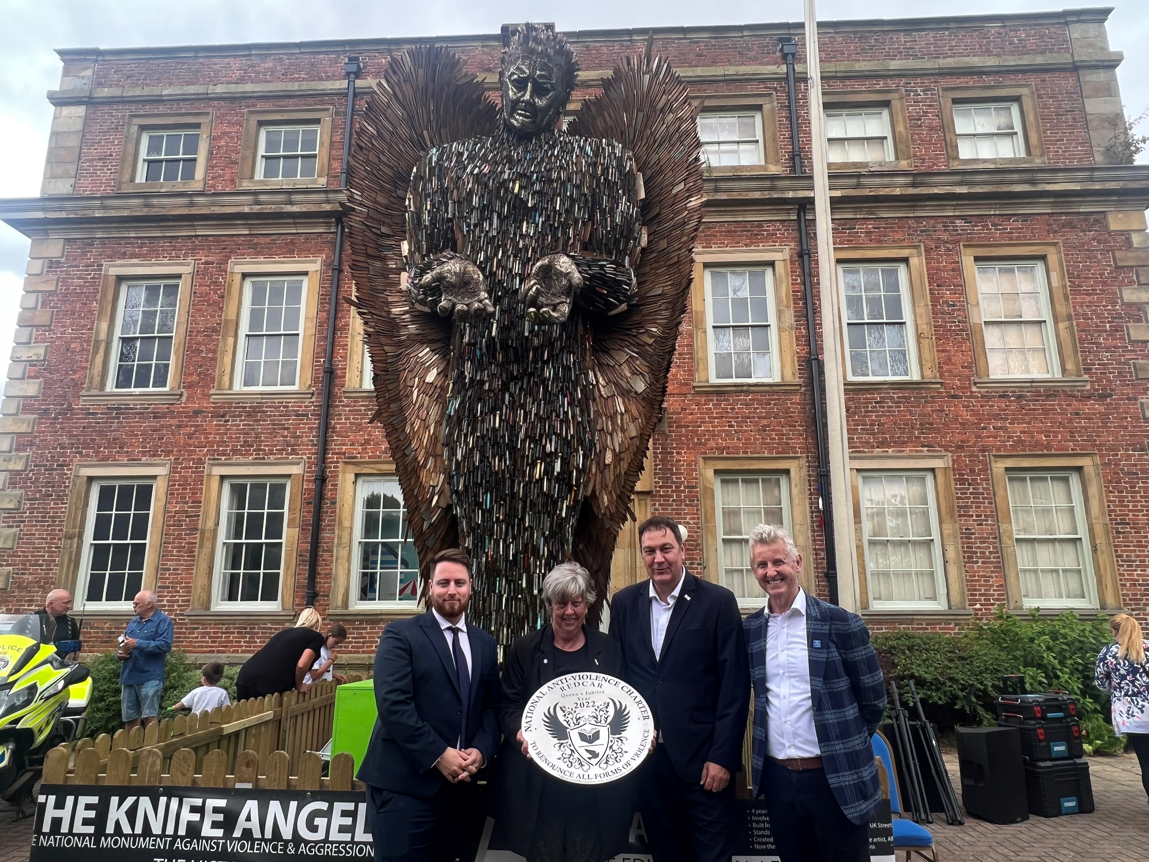 The Knife Angel Returns To Teesside