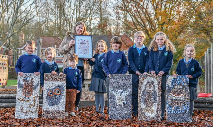 Kinnerley Primary School’s Owls Triumph In Mosaic Competition!