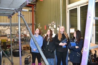 St Christopher`s students study at the Ironworks