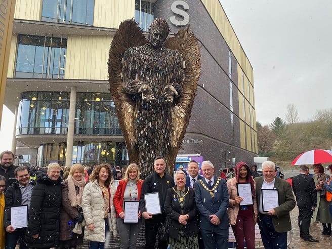 The Knife Angel Returns to Shropshire: From Gateshead to Telford