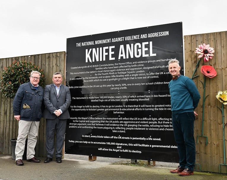 Wrexham to Host the Knife Angel in July 2020