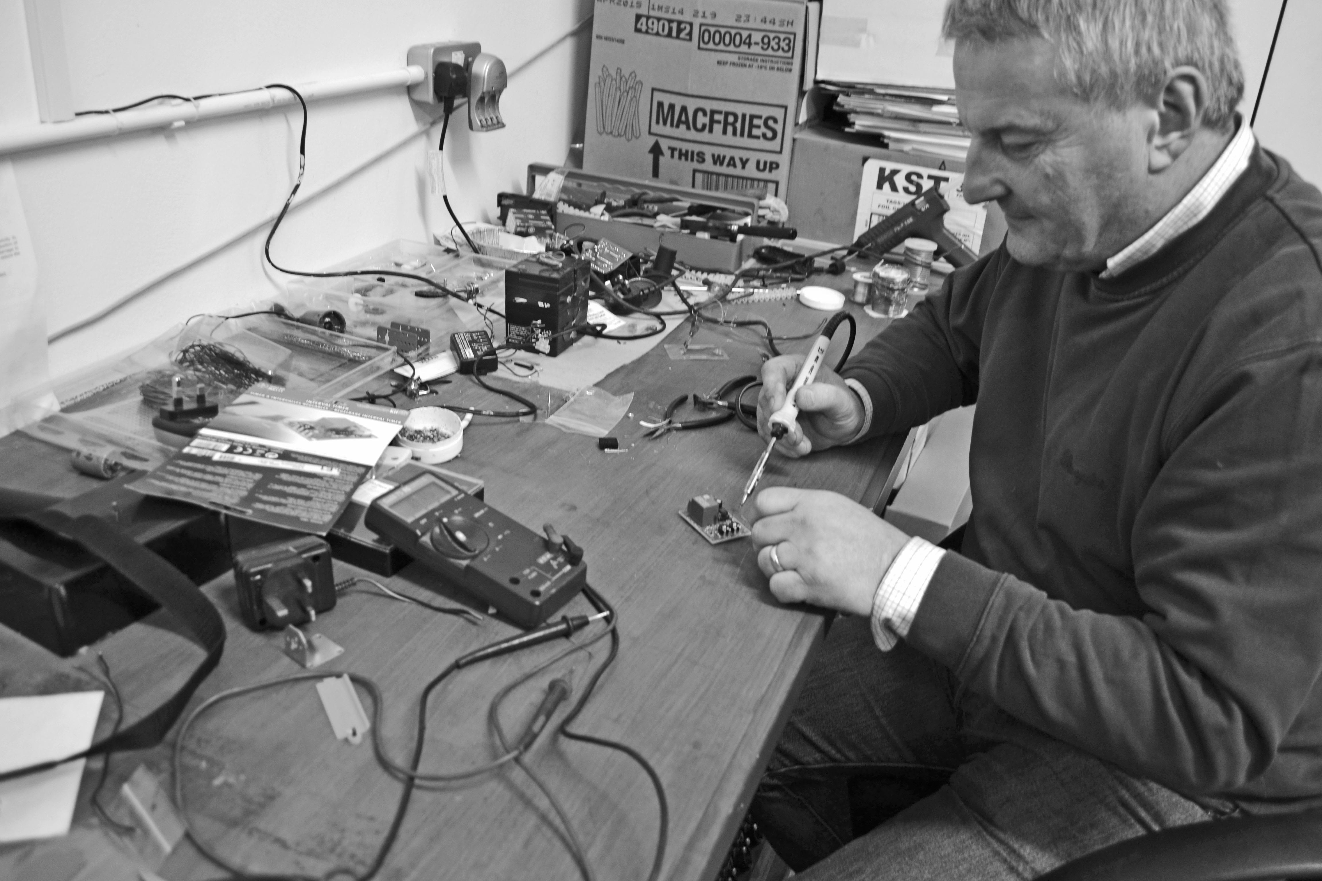 Cliff is animating the Ironworks