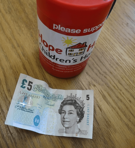 Hope House Donation 