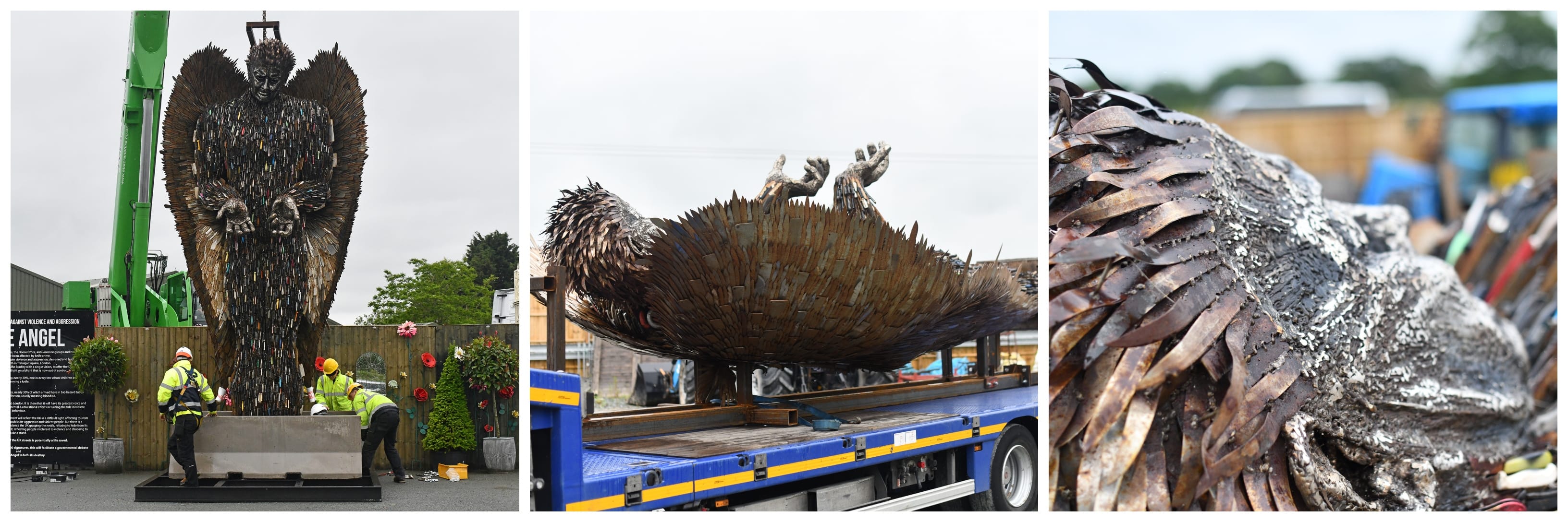 The Knife Angel Returns Home