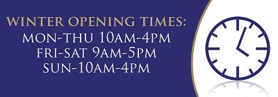 Winter opening times