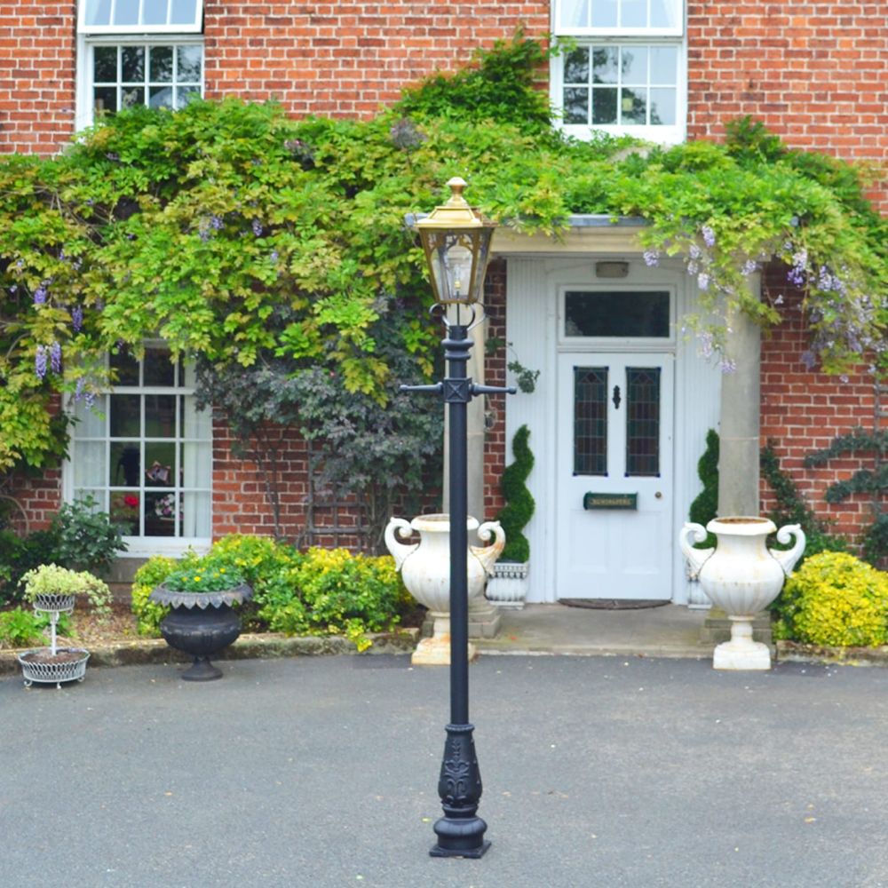 The Brass Canterbury Lamp Post In 2.26 Metres