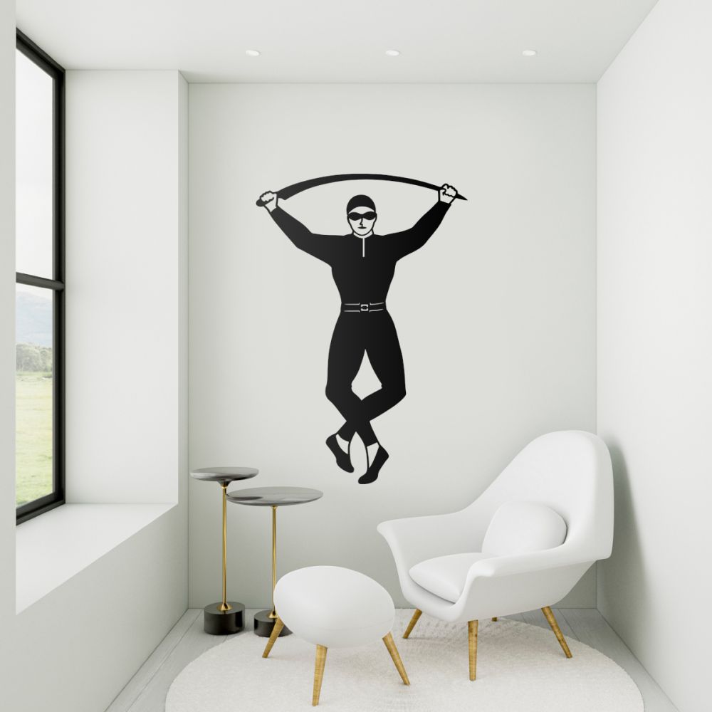 Black Harlequin Steel Wall Art