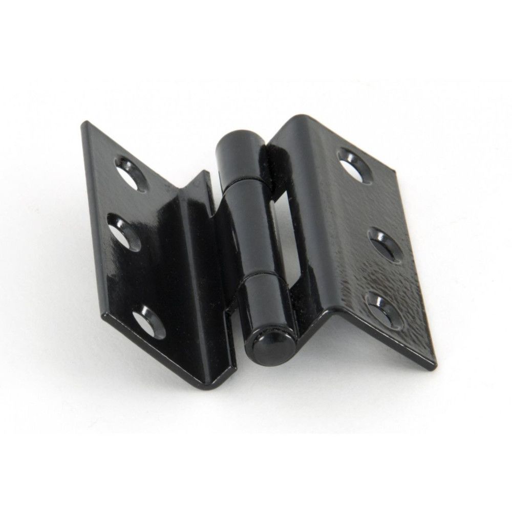 Black Stormproof Hinge Set Of Two - 2.5"