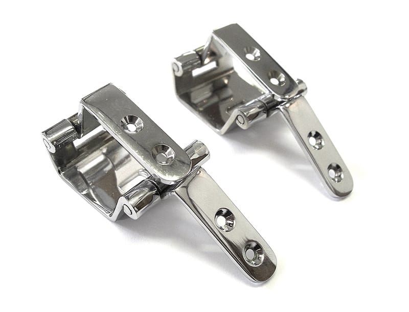 Bright Chrome Toilet Seat Accent Hinge