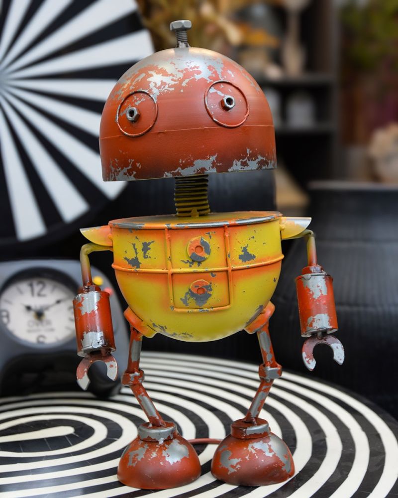 'Button' The Robot Garden Ornament