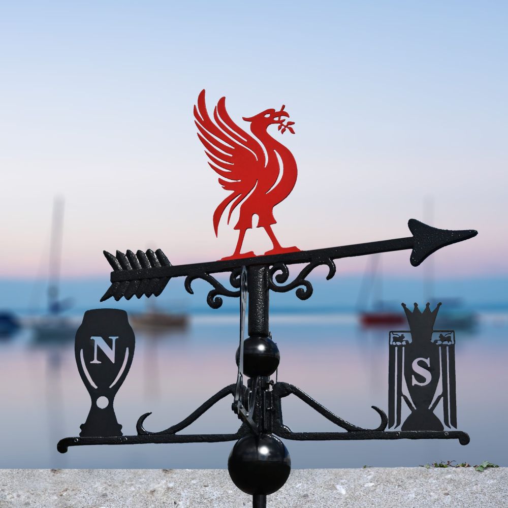 Liverpool FC Quad Trophy Weathervane 