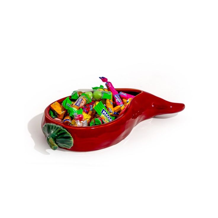 Ceramic Red Chilli Pepper Serving Dish