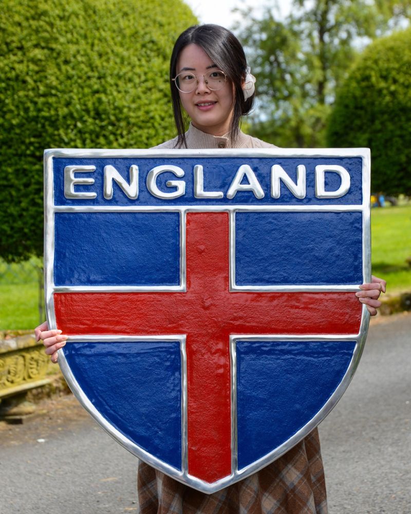 Bespoke Cast Aluminium 'England' Sign - 78cm