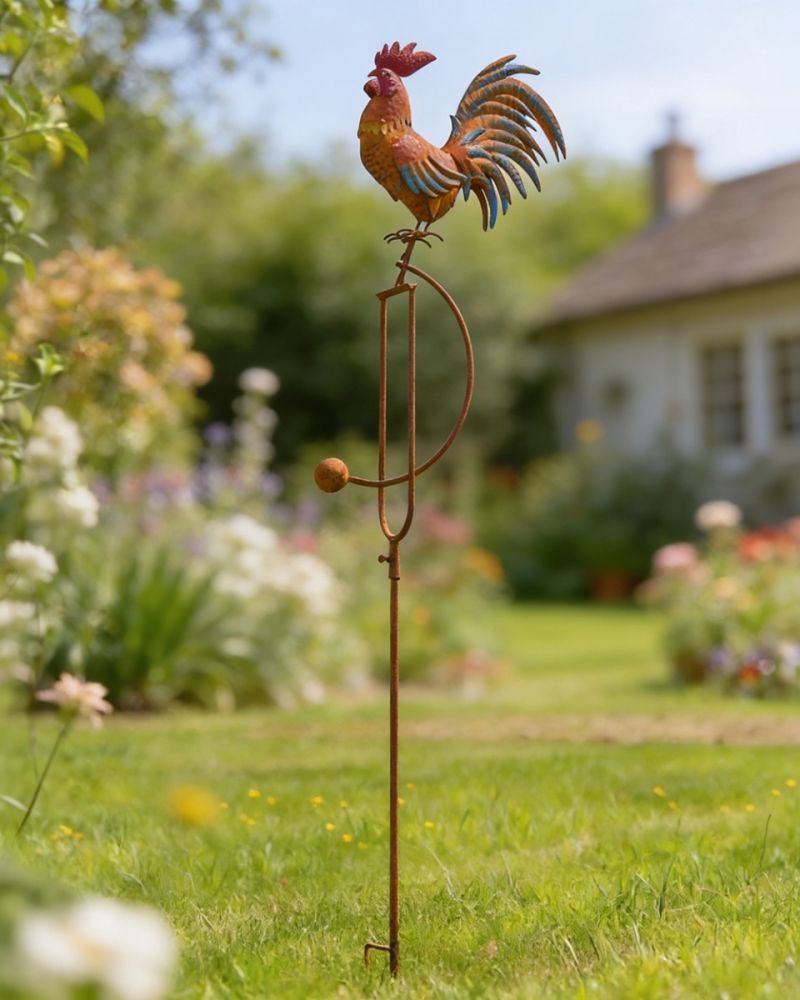'Rock-a-Doodle-Doo' Rocker Garden Spike
