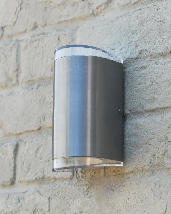 Contemporary 'Brookside' Two Way LED Outdoor Wall Light