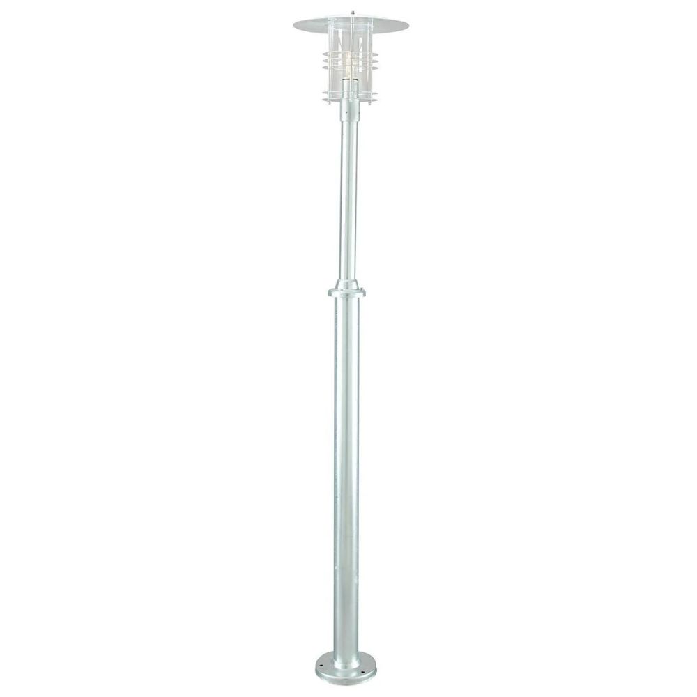 Contemporary Nautical Galvanised Steel 'Sigri' Lamp Post