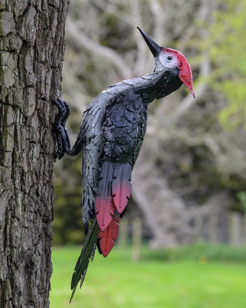 'Corvus' The Woodpecker Garden Ornament