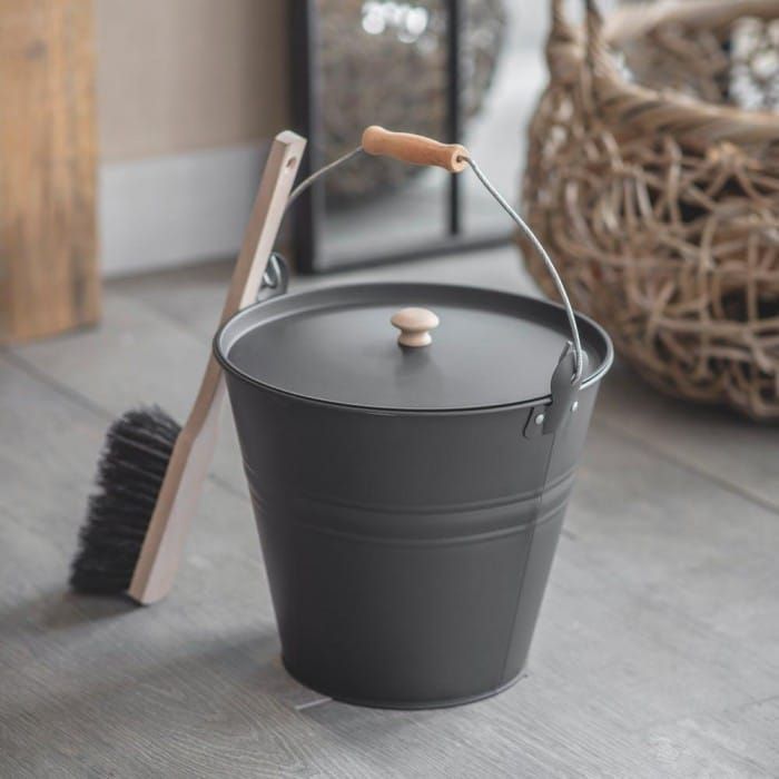 Grey Fireside Bucket