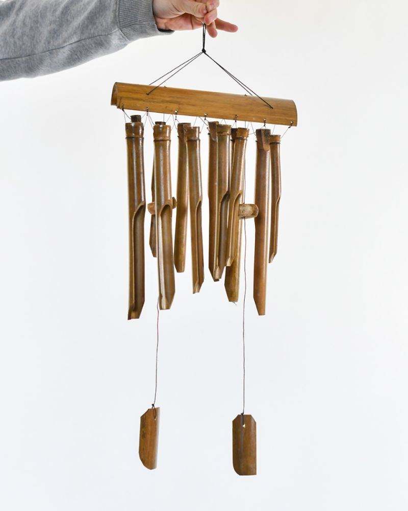 Deluxe Bamboo 'Suono' Wind Chime - 30cm
