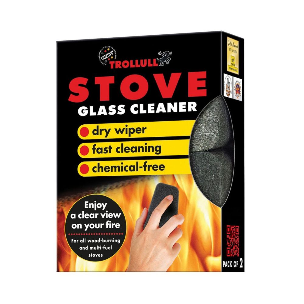 Dry Wipe Stove Glass Cleaner