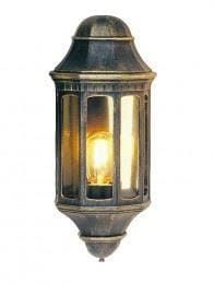 “Holme Abbey” Bronze & Gold Traditional Porch Light In Large