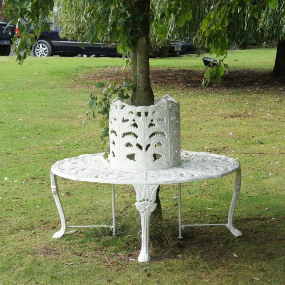 'Fernwood Coalbrookdale' Tree Seat - Cream