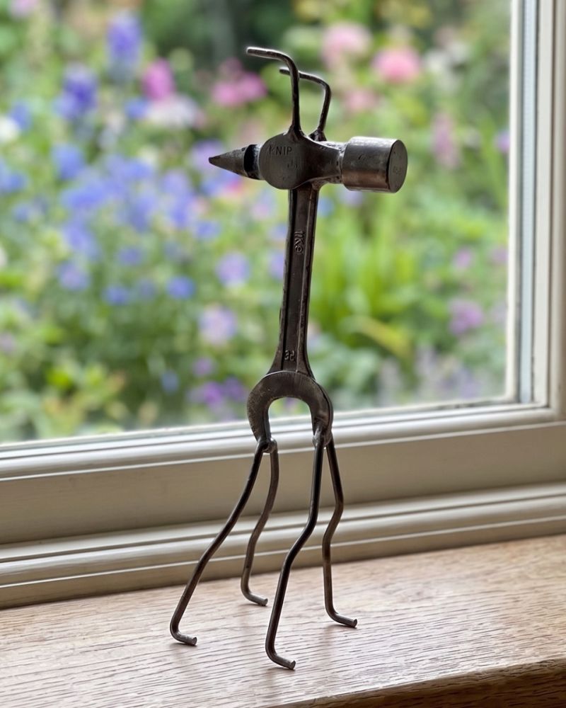 'Spanner Safari' Giraffe Scrap Metal Art Sculpture