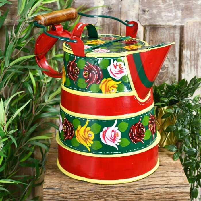 Traditional Green "Narrowboat" Water Can - 2 Gallon