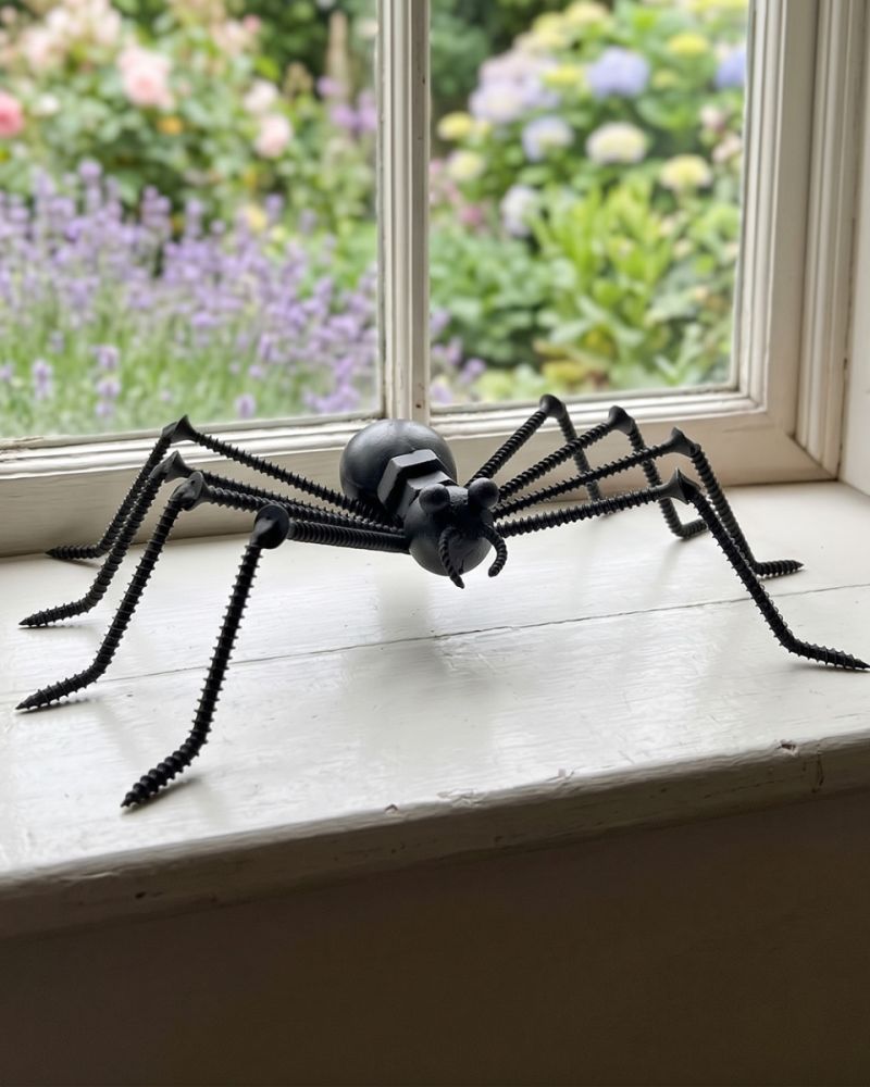 'Hardware Huntsman' The Spider Scrap Metal Art Sculpture