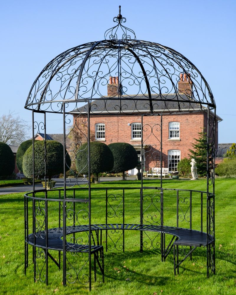 'Hartwood' Brushed Black Wedding Gazebo