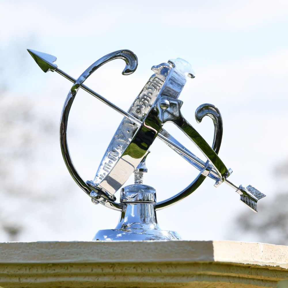 Small Profatius Armillary Bright Chrome