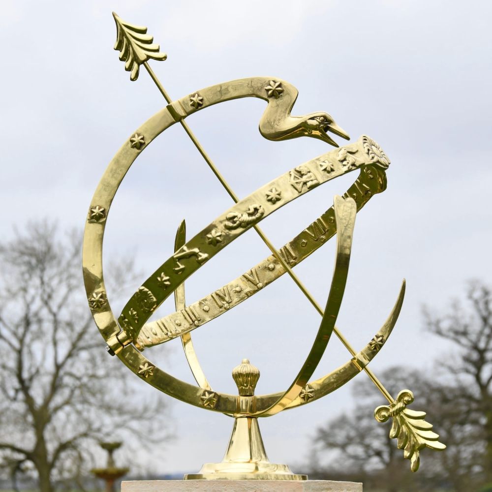 Serpent Armillary Sundial - Standard