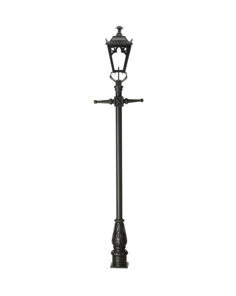 The Black Canterbury Lamp Post In 2.66 Metres