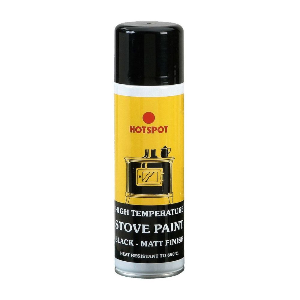 Matt Black Heat Resistant Paint - 150ml