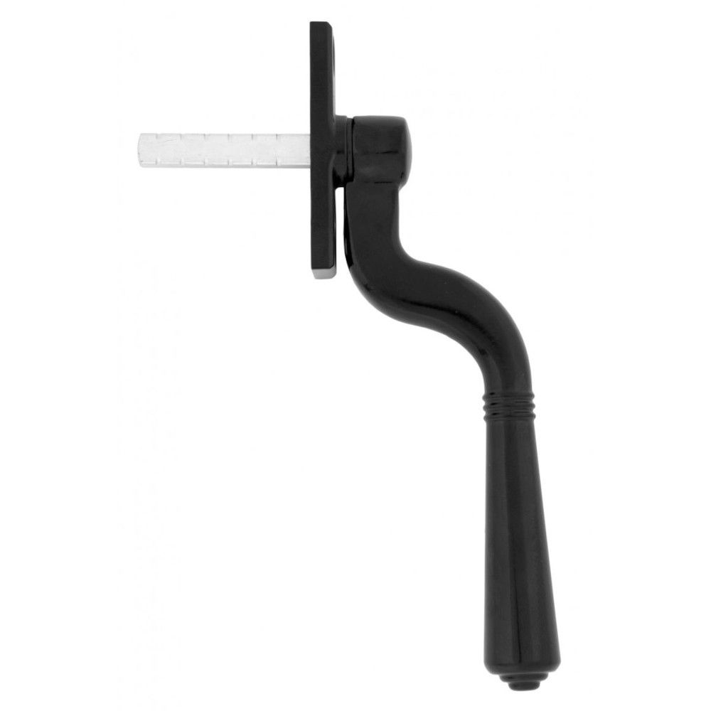 Modern Black Teardrop Espagnolette Window Fastener