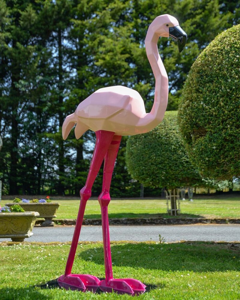 'Prism' The Pink Flamingo Garden Sculpture