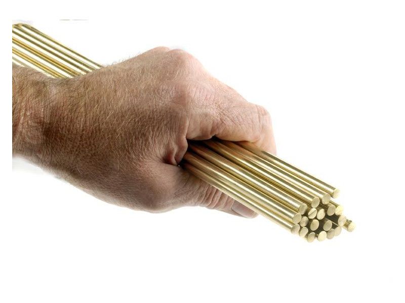 Polished Solid Brass Gallery Rod - 12.5mm