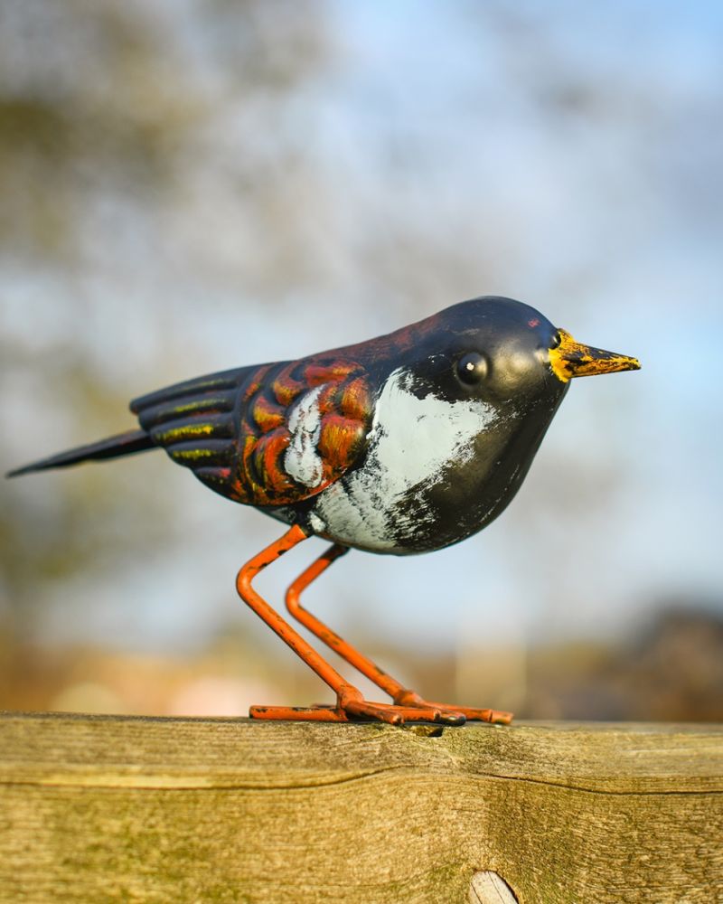 Rustic Chaffinch Garden Ornament
