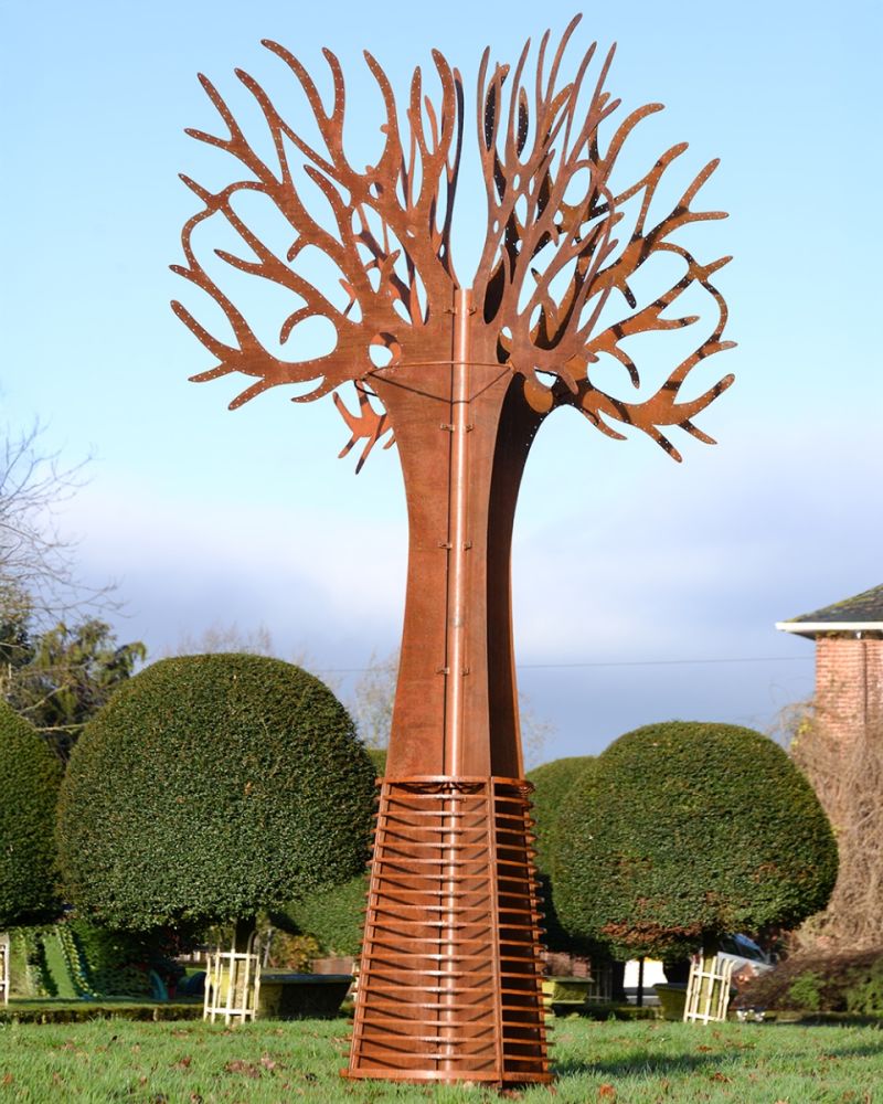 Rustic Memory Tree Sculpture