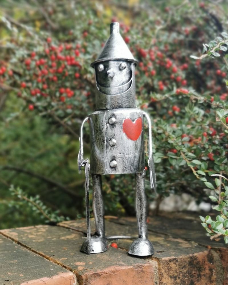 Standing Tin Man Garden Ornament