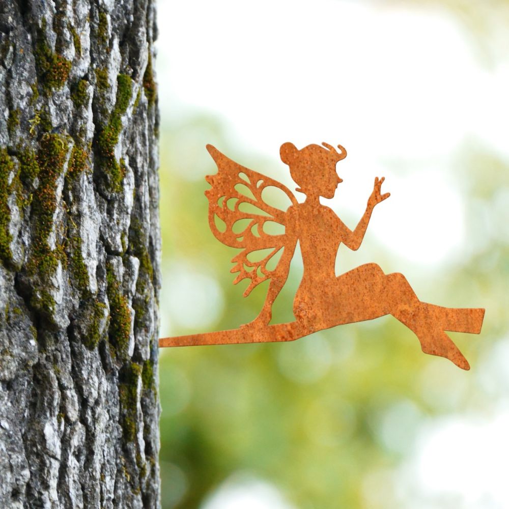 Steel Fairy Tree Spike In Rustic