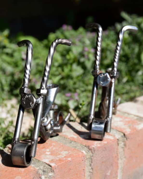 The Chopper Motorbike Scrap Metal Art Sculpture