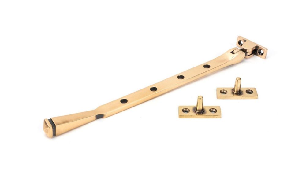 Traditional Polished Copper Window Stay - 10"