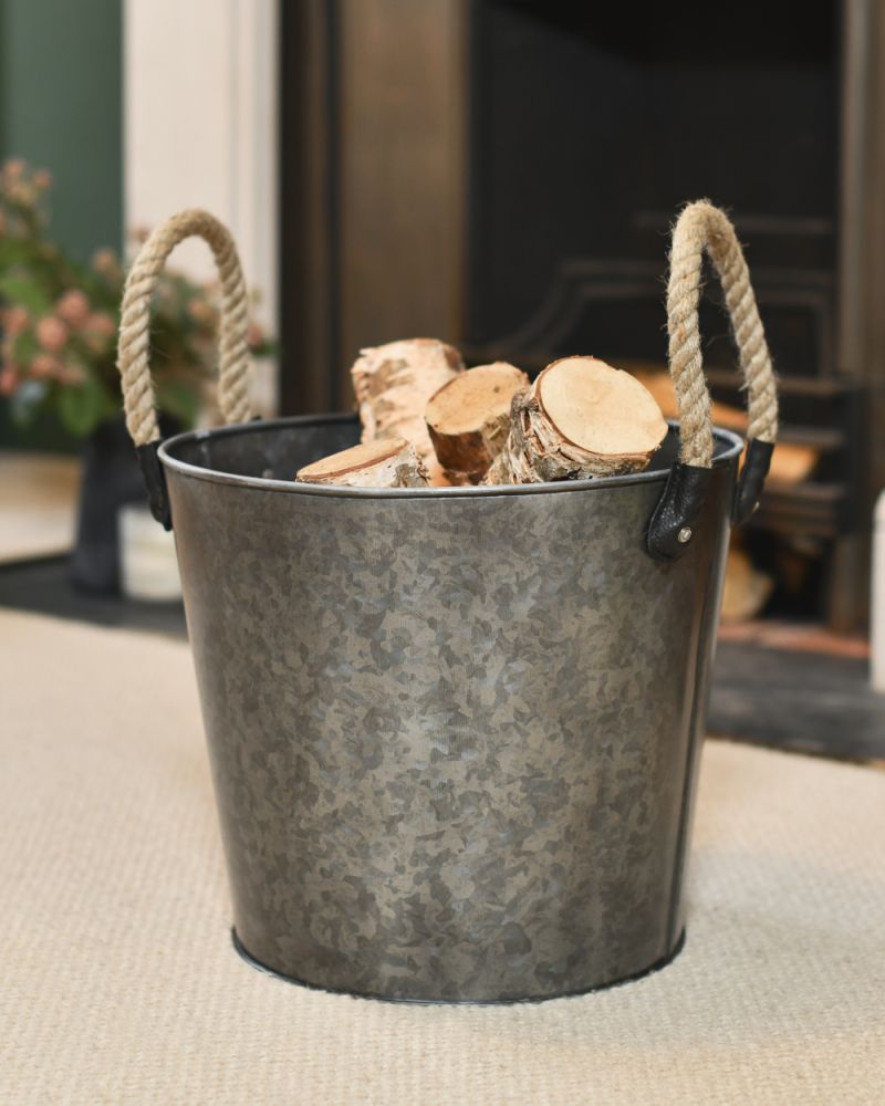 Traditional 'Sandhill' Natural Iron Bucket - 35cm