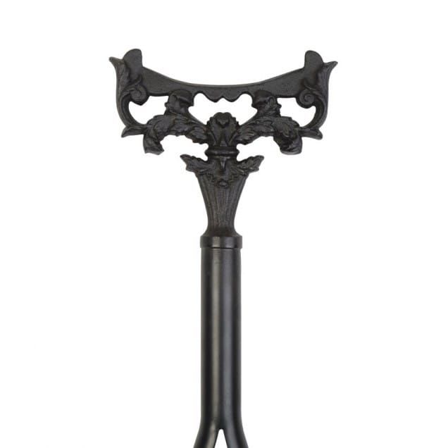 Ornate Cast Iron Boot Scraper - Front View